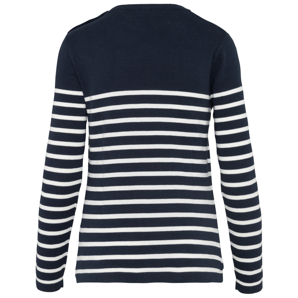 Striped-navy-off-white
