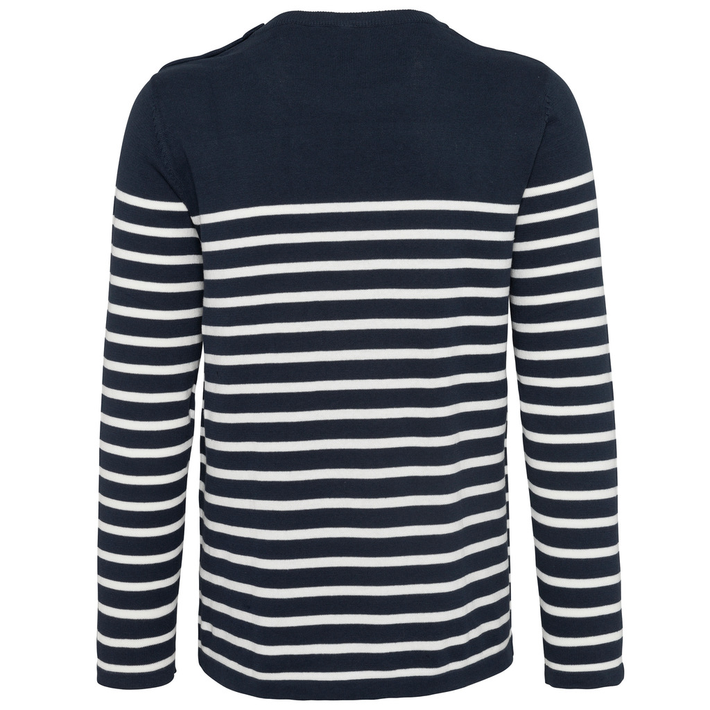 Striped-navy-off-white