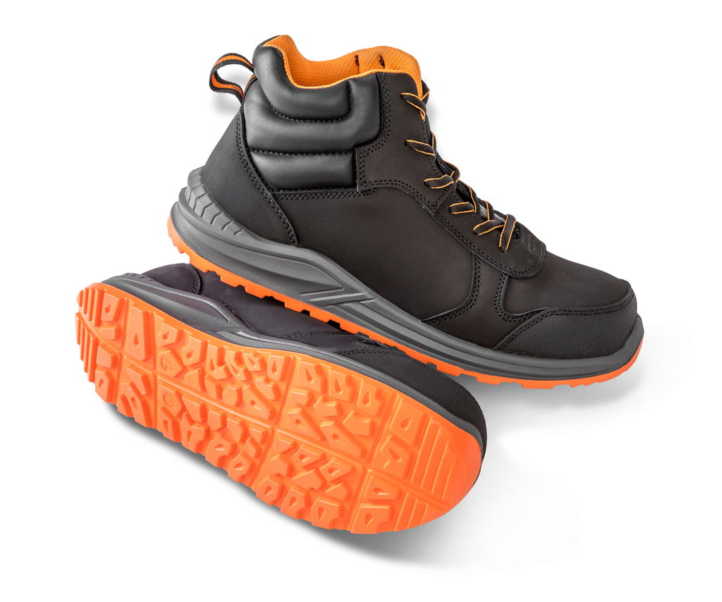 Black-grey-orange