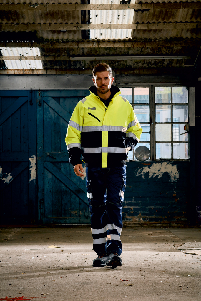 Hi-vis-orange-navy