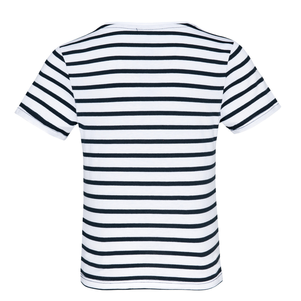 White-navy-stripes