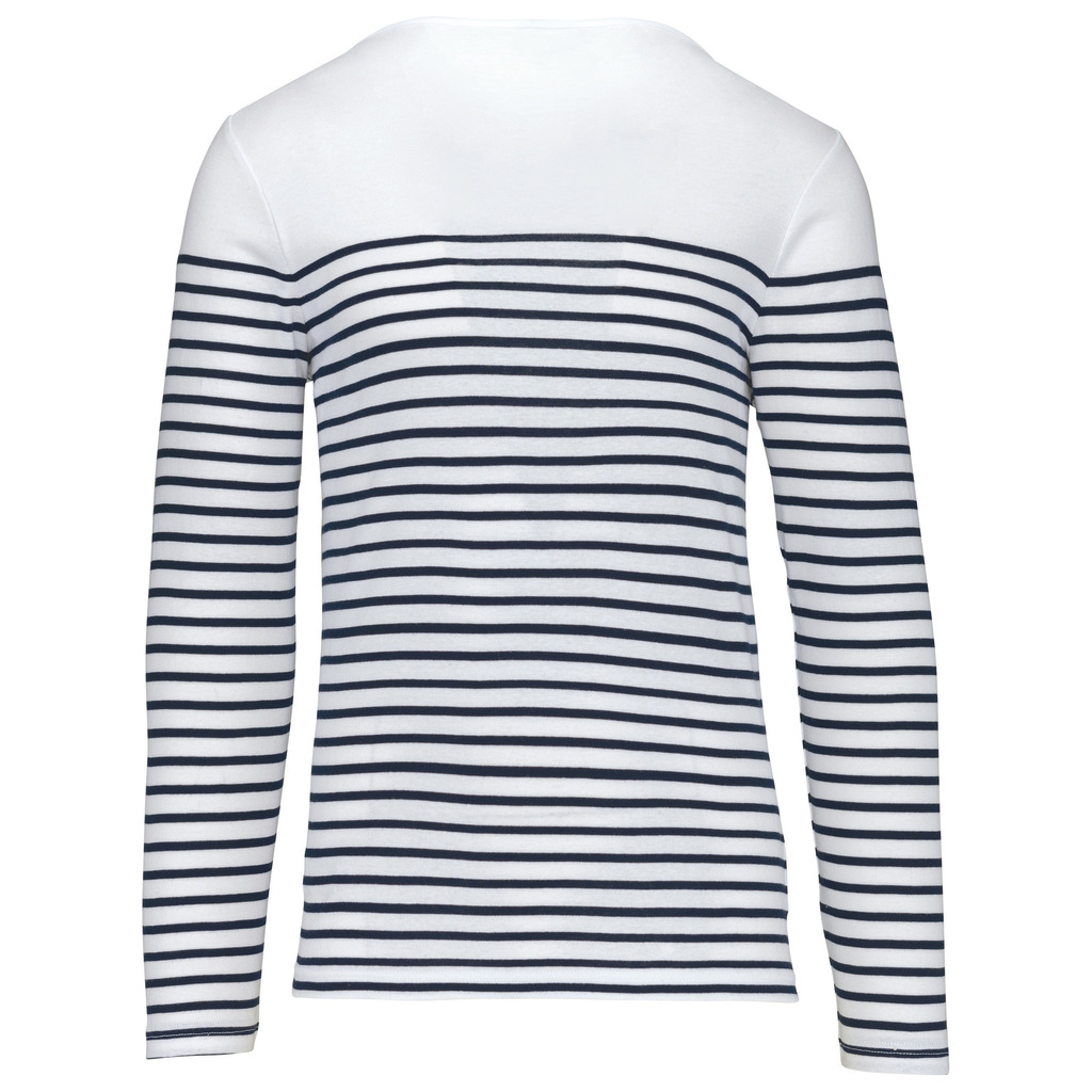 White-navy-stripes