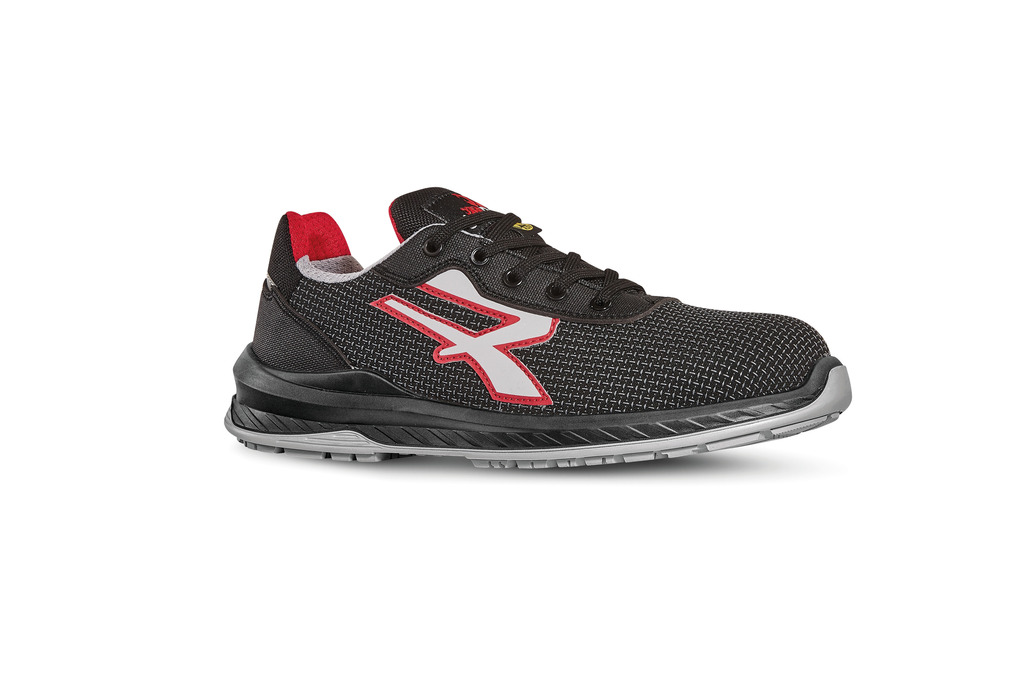 Black-grey-red