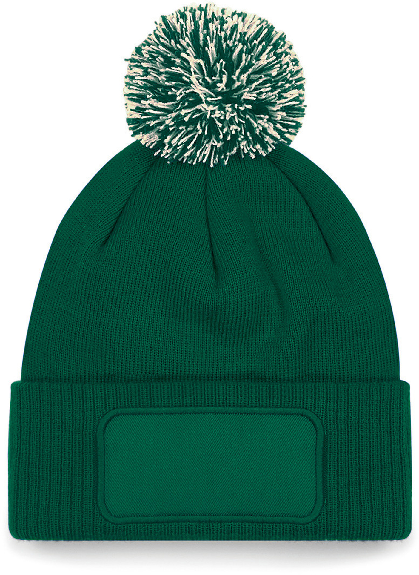Bottle-green-off-white
