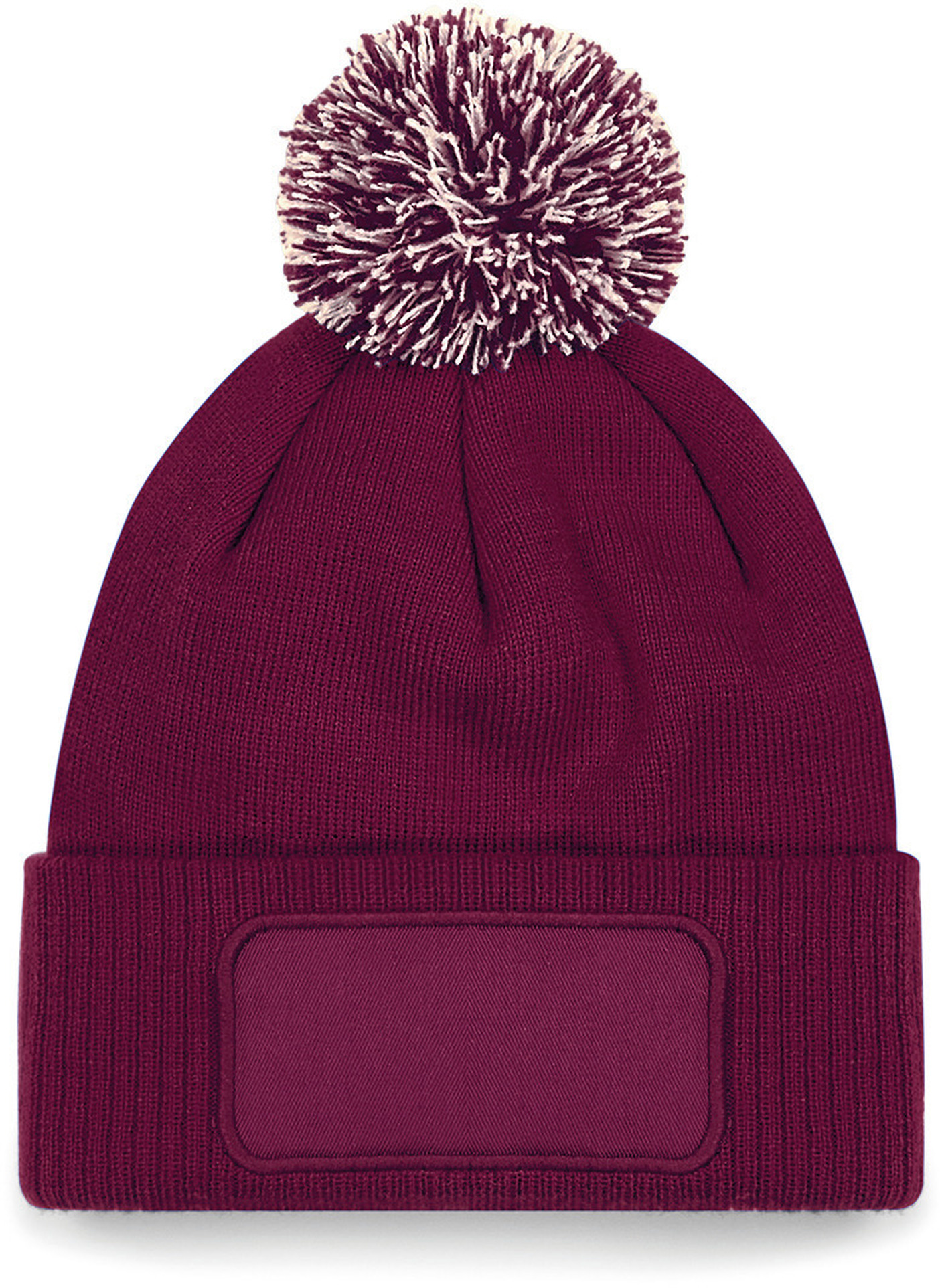 Burgundy-off-white