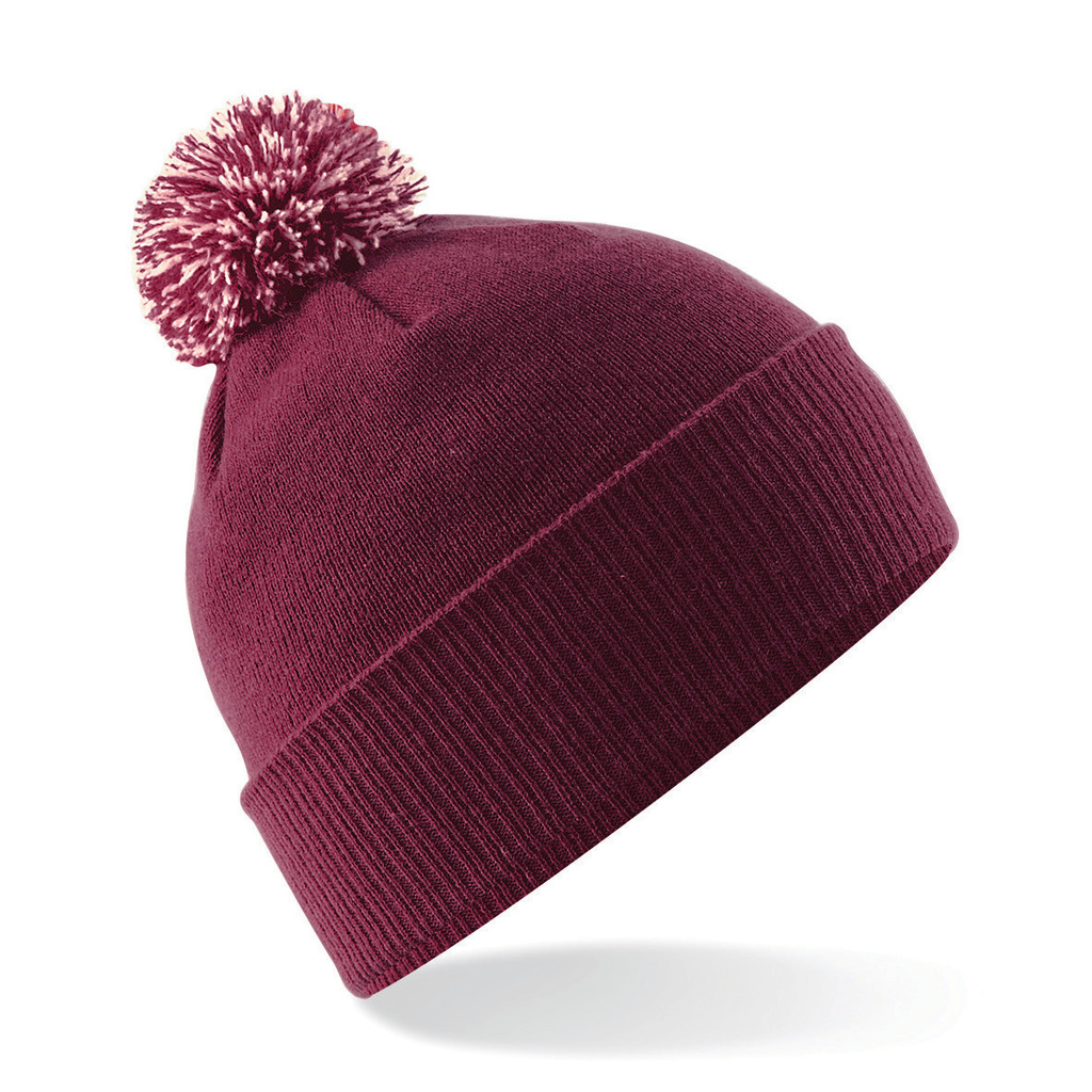 Burgundy-off-white