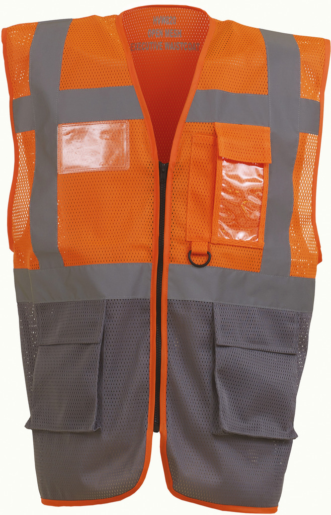 Hi-vis-orange-grey